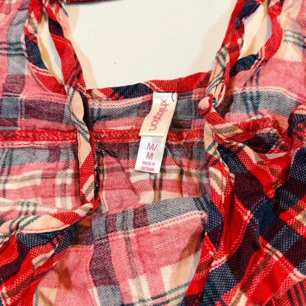 Girls Plaid Tank Top